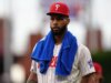 Cristopher Sanchez, de Phillies, se esforça para acabar com os piratas