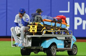 Cubs RHP Edward Cabrera foi eliminado com lesão no tendão/adutor
