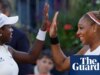 Serena Williams retorna ao tênis com vitória nas duplas do Queen