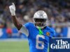 A estrela do Detroit Lions, Terrion Arnold, é presa por acusações de sequestro e assalto à mão armada