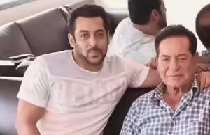 Salman Khan pedindo permissão ao pai Salim Khan para encontrar fãs ressurge