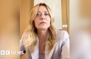 Meloni, da Itália, diz que Trump ‘inventou’ a história de que ela ‘implorou’ a ele por uma foto no G7