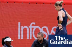 Parceria de duplas de Serena Williams em dúvida após lesão de Victoria Mboko