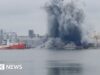 Ucrânia ataca navios de carga e admite explosão de drone na Romênia enquanto Putin se prepara para discurso importante
