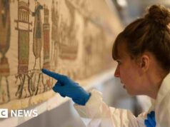 ‘Nada deixado ao acaso’ na viagem da Bayeux Tapestry a Londres