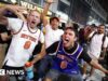 Os fãs dos Knicks enlouquecem enquanto o time de Nova York faz o maior retorno da história das finais da NBA