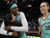 Pontuações da WNBA: Jonquel Jones e Liberty ultrapassam o Tempo