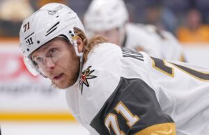 William Karlsson, do Golden Knights, foi descartado para o jogo 6 da last da Stanley Cup