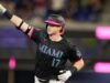 Homers, duplas e simples do Caissie do Canadá para liderar Marlins sobre Giants