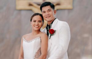 Sisi Rondina e o também jogador de vôlei Ronniel Rosales se casam