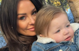 O filho de Jess Wright saiu ‘lutando para respirar’ depois de ser ‘catapultado’ do castelo inflável