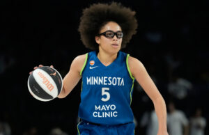 Miles estabelece marca de novato na WNBA com 24 pontos no primeiro tempo na vitória do Lynx sobre o Sparks