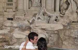 Callum Turner não tenta esconder gesto atrevido com Dua Lipa em ponto turístico movimentado