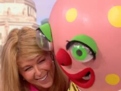 Blobby causa carnificina no GMB quando Kate Garraway cai da cadeira