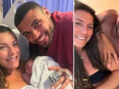A estrela dos Gladiadores, Metal, dá as boas-vindas ao bebê 14 meses após a morte do filho prematuro