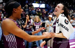 Mabrey, da Tempo, marca o recorde de sua carreira com 37 pontos e empata o recorde de três pontos da WNBA na vitória sobre Solar