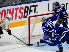 Marlies apoia Akhtyamov após tiro disparado na raspagem da Calder Cup
