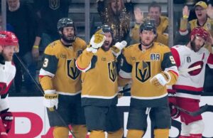 A linha principal dos Golden Knights precisa começar a dirigir o ônibus para acompanhar os furacões