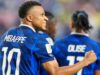 Mbappe marca duas vezes para liderar a França sobre o Iraque e chegar à fase de mata-mata