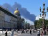 Steve Rosenberg: A imagem duradoura do fórum económico da Rússia é uma nuvem de fumo sobre São Petersburgo
