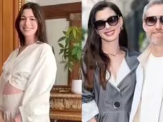 Anne Hathaway está grávida, esperando o terceiro filho: ASSISTA O VÍDEO