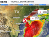 Tempestade tropical Arthur se forma na costa do Golfo do Texas