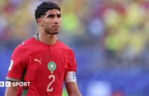 Capitão do Marrocos, Achraf Hakimi, será julgado por estupro