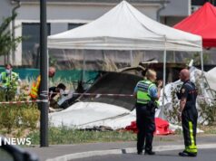 Onze mortos após queda de avião que transportava paraquedistas no leste da França