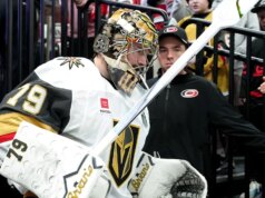 O goleiro do Vegas Golden Knights, Carter Hart, diz que os gritos de ‘não significa não’ dos fãs do Hurricanes são ‘apenas barulho’