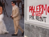 Moradores indignados protestam enquanto o casamento de £ 1.500.000 de Dua Lipa e Callum Turner ‘toma conta’ de Palermo