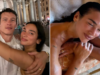 Dua Lipa nos faz terceira roda em sua lua de mel quente com uma foto reveladora do banho