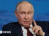 Putin diz que “não faz sentido” reunir-se com Zelensky para acabar com a guerra na Ucrânia