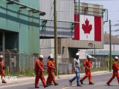 Em quantos problemas está a economia do Canadá?
