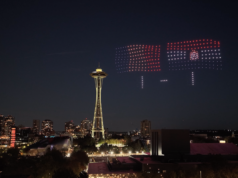Egito e Bélgica empataram, mas drones conquistam vitória na Copa do Mundo sobre Seattle com placar iluminado