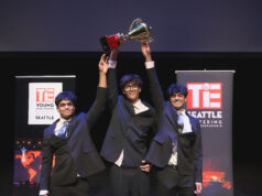 Jovens empreendedores da área de Seattle conquistam a terceira vitória consecutiva no concurso world de pitch de startups TiE
