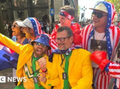 Assista: Torcedores da Copa do Mundo reagem à vitória dos EUA sobre a Austrália e chegam às oitavas de remaining