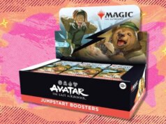 Magic: The Gatherings Avatar The Final Airbender Jumpstart Booster Field tem quase US $ 10 de desconto na Amazon