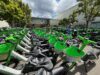 Dentro do armazém da Lime em Seattle, onde 15 mil bicicletas e scooters estão preparadas para a onda da Copa do Mundo