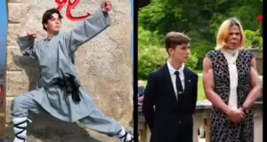 Conheça Si Miao Tian: Filho da Princesa Kalina da Bulgária recebe seu novo nome chinês, o único estudante ocidental no mosteiro Shaolin