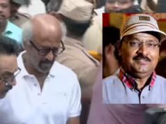 Rajinikanth interrompe as filmagens de ‘Dharman’ para prestar últimas homenagens a Ok. Bhagyaraj