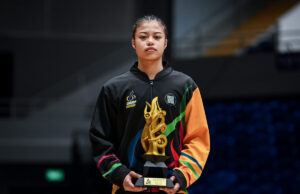 A estrela da UST, Rhiane Perez, abraça a pressão antes dos convites da NBA