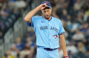 A temporada de Scherzer foi interrompida novamente com o retorno da disputa de arremessos dos Blue Jays
