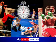 UAU! Esse é o primeiro soco | Os nocautes mais rápidos do boxe