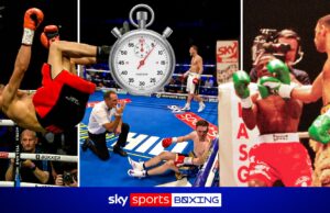 UAU! Esse é o primeiro soco | Os nocautes mais rápidos do boxe