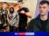 McKenna olha para Canelo e Eubank Jr após luta pelo campeonato mundial