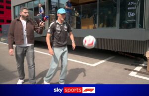 Os pilotos de F1 enfrentam o desafio dos preserve uppies antes da Copa do Mundo!
