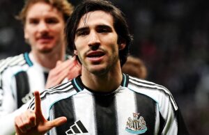 Newcastle rejeita oferta de £ 80 milhões do Spurs por Tonali
