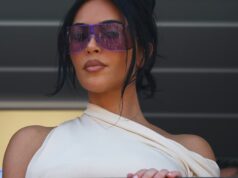 Kim Kardashian vê Lewis Hamilton conquistar o 2º lugar no Grande Prêmio de Mônaco