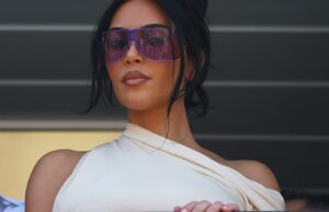 Kim Kardashian vê Lewis Hamilton conquistar o 2º lugar no Grande Prêmio de Mônaco