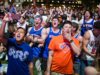 A febre dos Knicks está colidindo com a agitação da Copa do Mundo, e os bares de futebol de Nova York estão tentando conciliar os dois